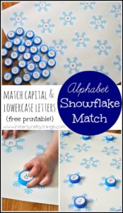 Snowflake Alphabet Match