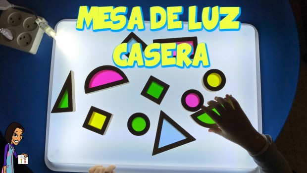 COMO HACER UNA MESA DE LUZ CASERA PARA NIÑOS - Maestros de Audición y Lenguaje