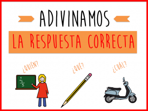 ESCUCHA Y ADIVINA DE QUÉ SE TRATA